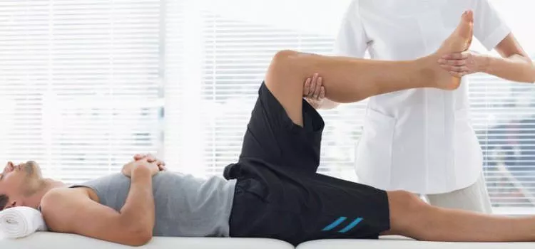Man taking Sports Massage therapy
