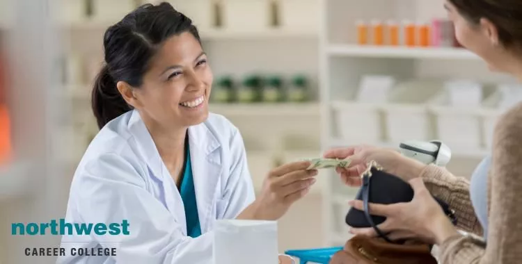 A Successful Pharmacy Technician smiling.