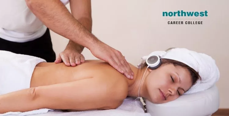 Getting massage while listening to music