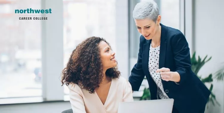 legal assistant working at a office