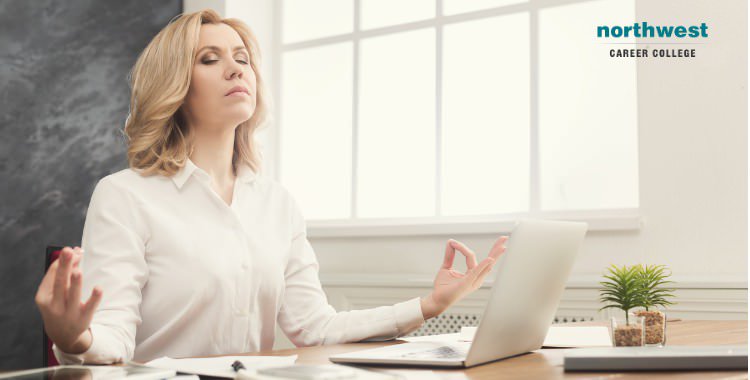 4 Yoga Poses You Can Do At Your Work Desk