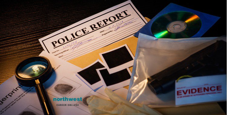 private investigator at crime scene