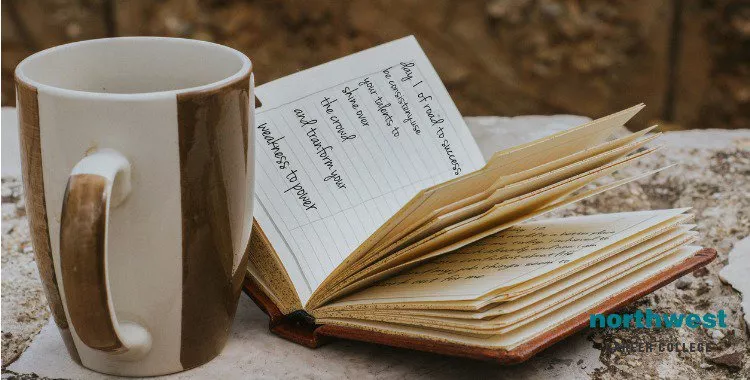 coffee and diary
