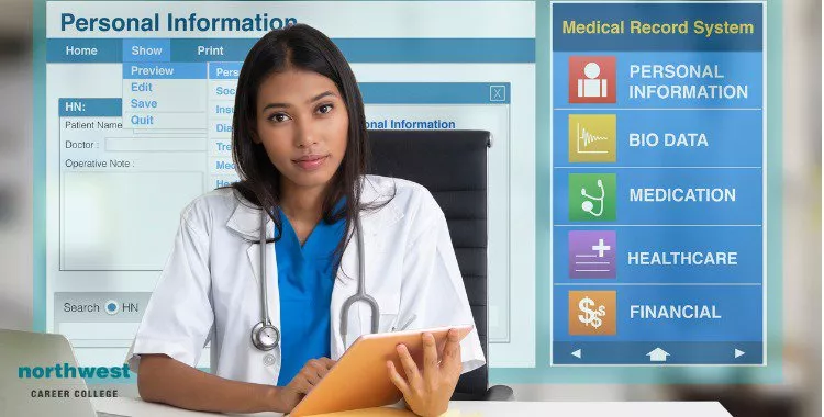 electronic medical record screen
