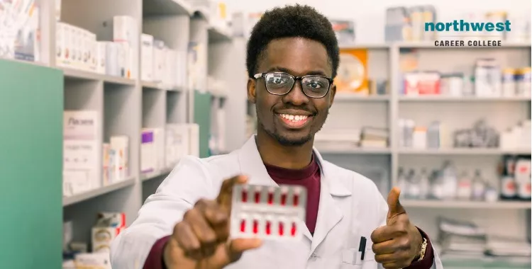 Pharmacy Technician at work