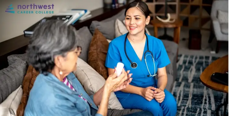 A medical assistant discusses patient care, illustrating tips on How to Stay Motivated as a Medical Assistant.
