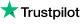 Logo of Trustpilot featuring a green star and the word Trustpilot in black.