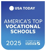 Logo for USA Today featuring Americas Top Vocational Schools 2025 in collaboration with Statista.