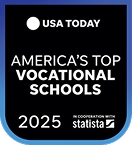 Logo for USA Today highlighting Americas Top Vocational Schools 2025, in cooperation with Statista.