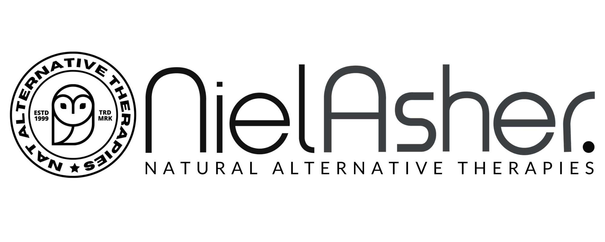 Logo of NielAsher featuring stylized text in a modern font.